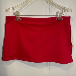 Red Women's Skort